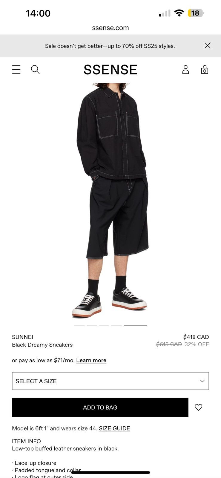 Sunnei SUNNEI Black Dreamy Shoes Size US 9 / EU 42 - 8 Thumbnail