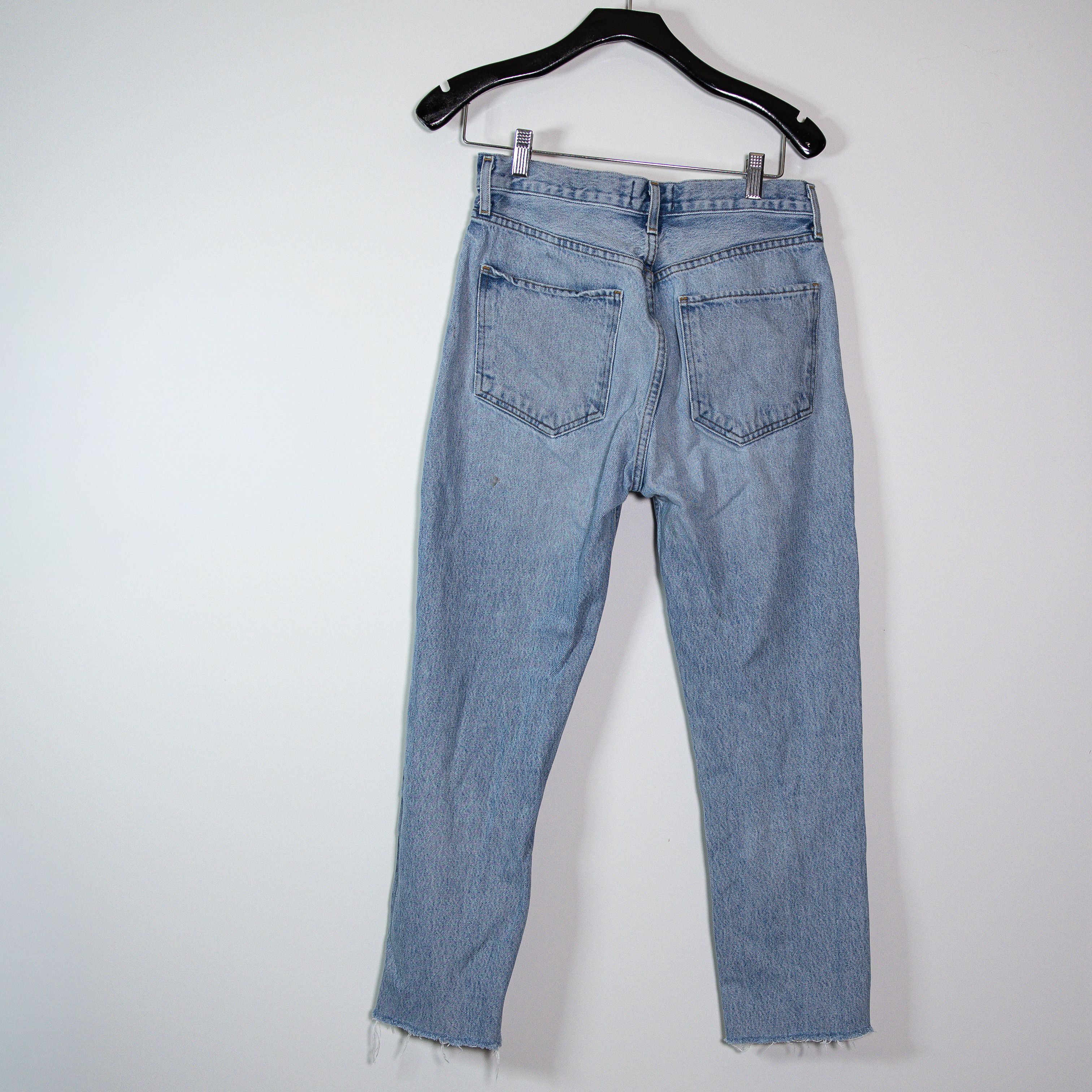 Agolde Agolde Women's Riley High Rise Straight Leg Size 27" / US 4 / IT 40 - 4 Thumbnail