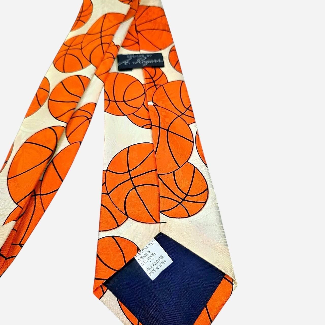 Other A. Rogers Basketball Polyester Neck Tie Size ONE SIZE - 2 Thumbnail