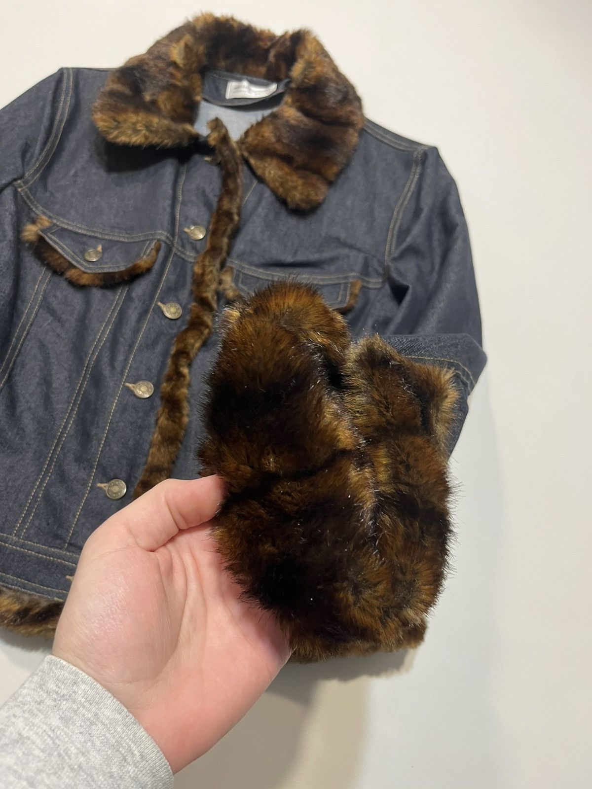 If Six Was Nine Miss Sixty Y2K Fur Jacket ifsixwasnine LGB styled Japan Size L / US 10 / IT 46 - 3 Thumbnail