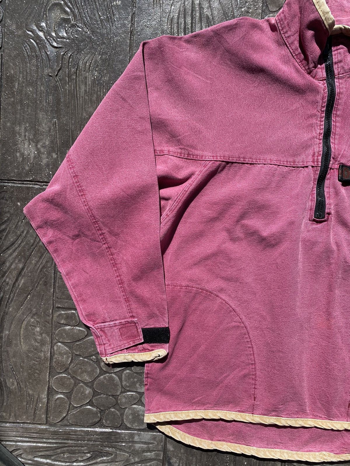 KAVU × Vintage Vintage Rare 90’s KAVU Sunfaded Halfzip Jumper Size US M / EU 48-50 / 2 - 4 Thumbnail