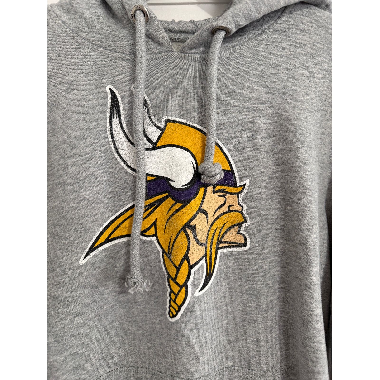 47 Minnesota Vikings Gray Hoodie Sweatshirt Men's Size Medium Size US M / EU 48-50 / 2 - 2 Thumbnail