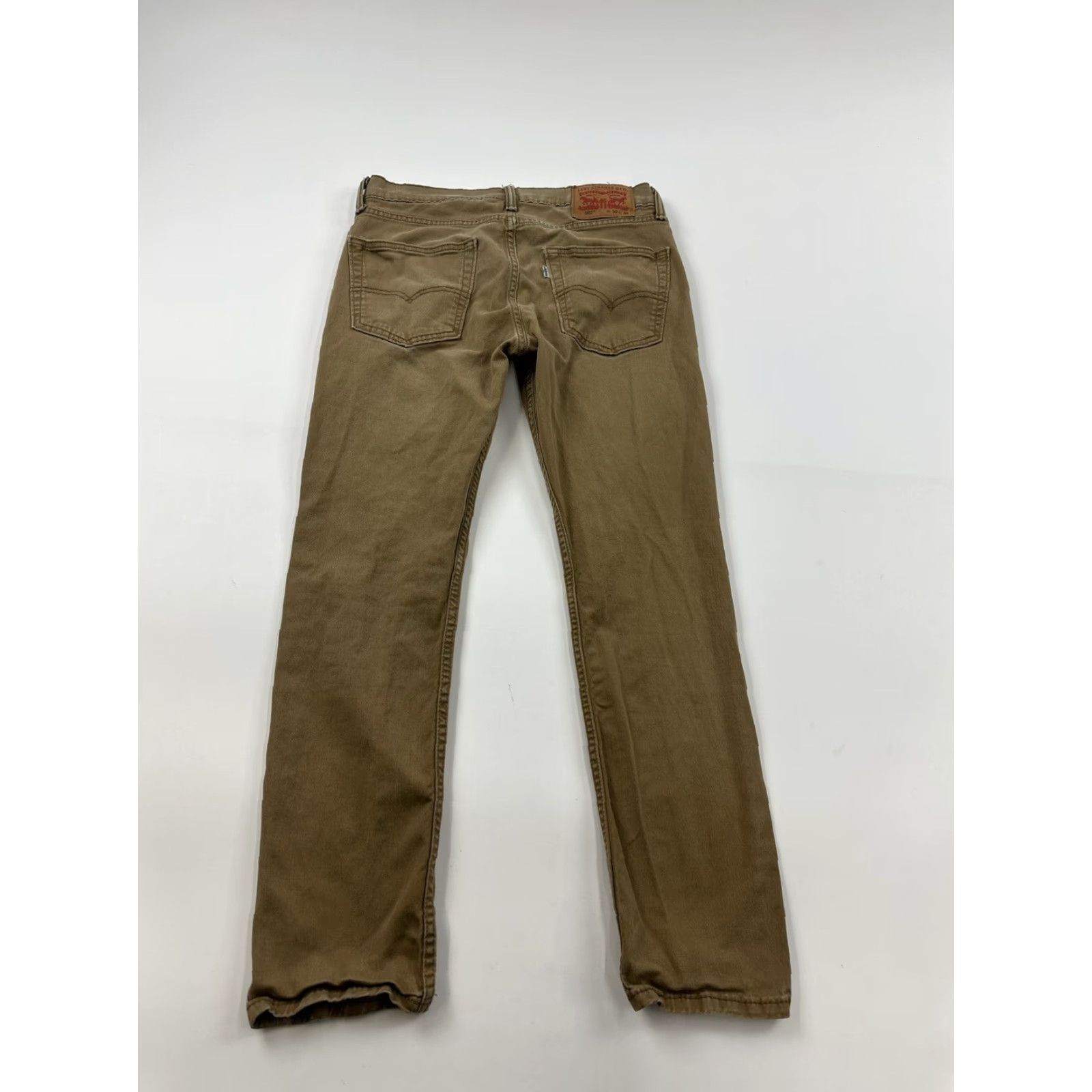 Levi's Levis 502 Jeans Slim Mens 29x27 (tagged 30x30) Beige Slim Size US 29 - 5 Thumbnail