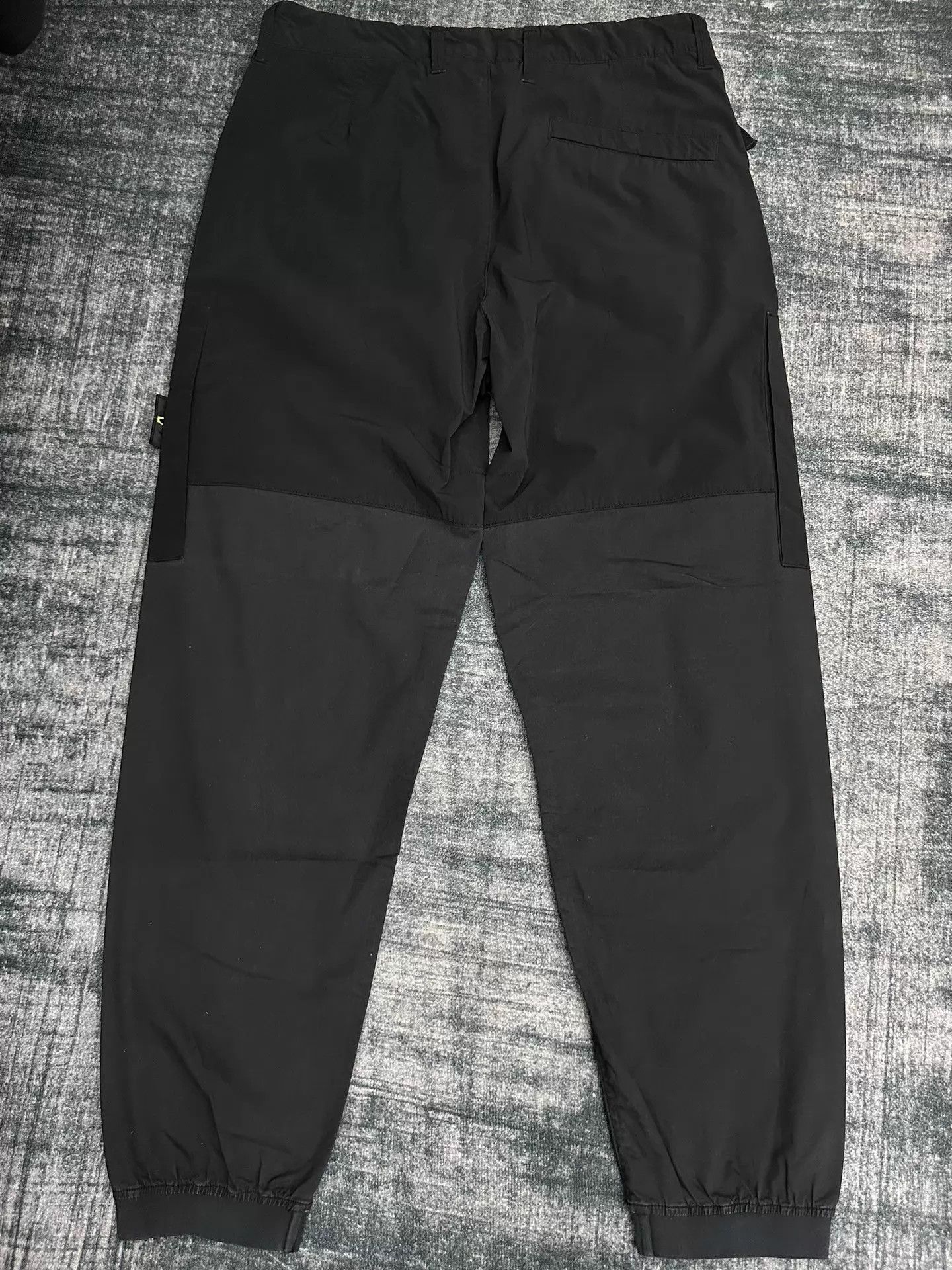 Stone Island Stone Island Nylon Panel MultiPocket WideLeg Black XL Pant Size US 33 - 2 Thumbnail