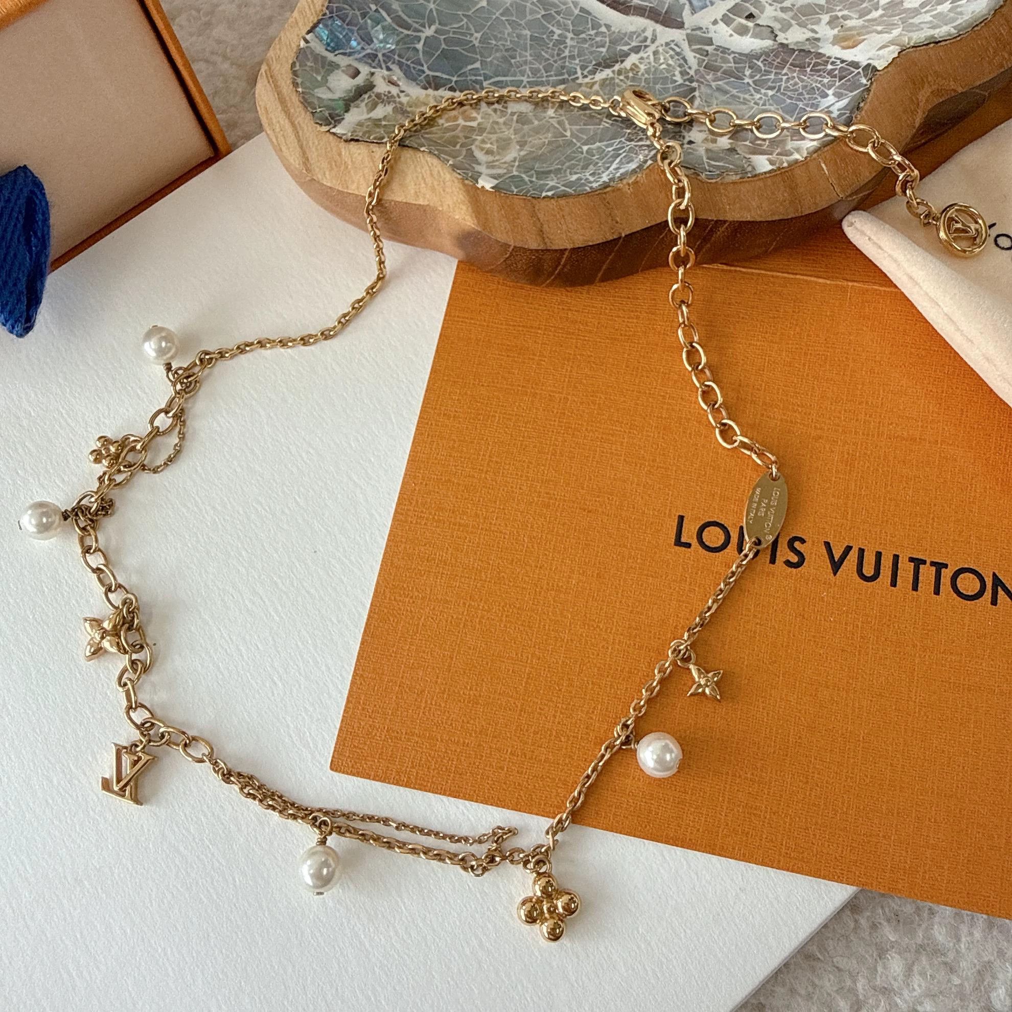 Louis Vuitton LV Double - Layer Pearl Necklace 0257 Size ONE SIZE - 4 Thumbnail