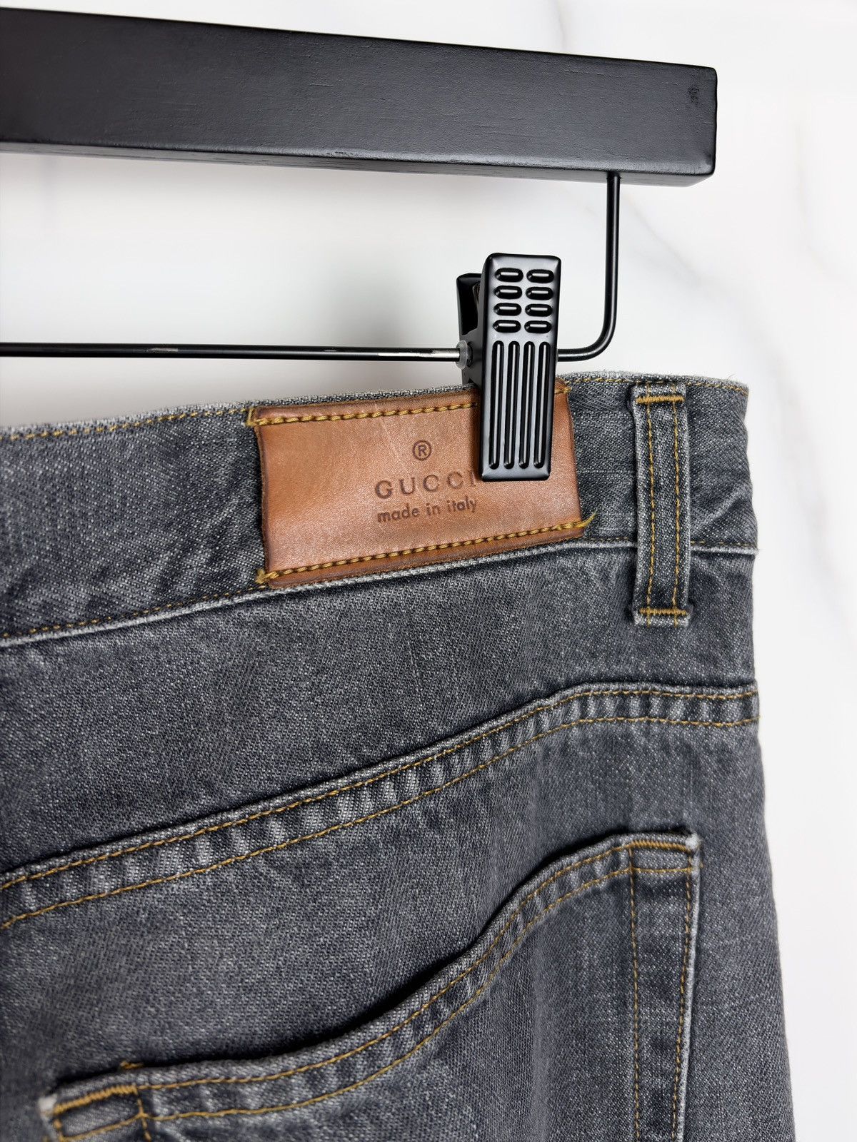 Gucci Gucci Tom Ford Vintage Gray Flared Bootcut Denim Jeans Size US 30 / EU 46 - 4 Thumbnail