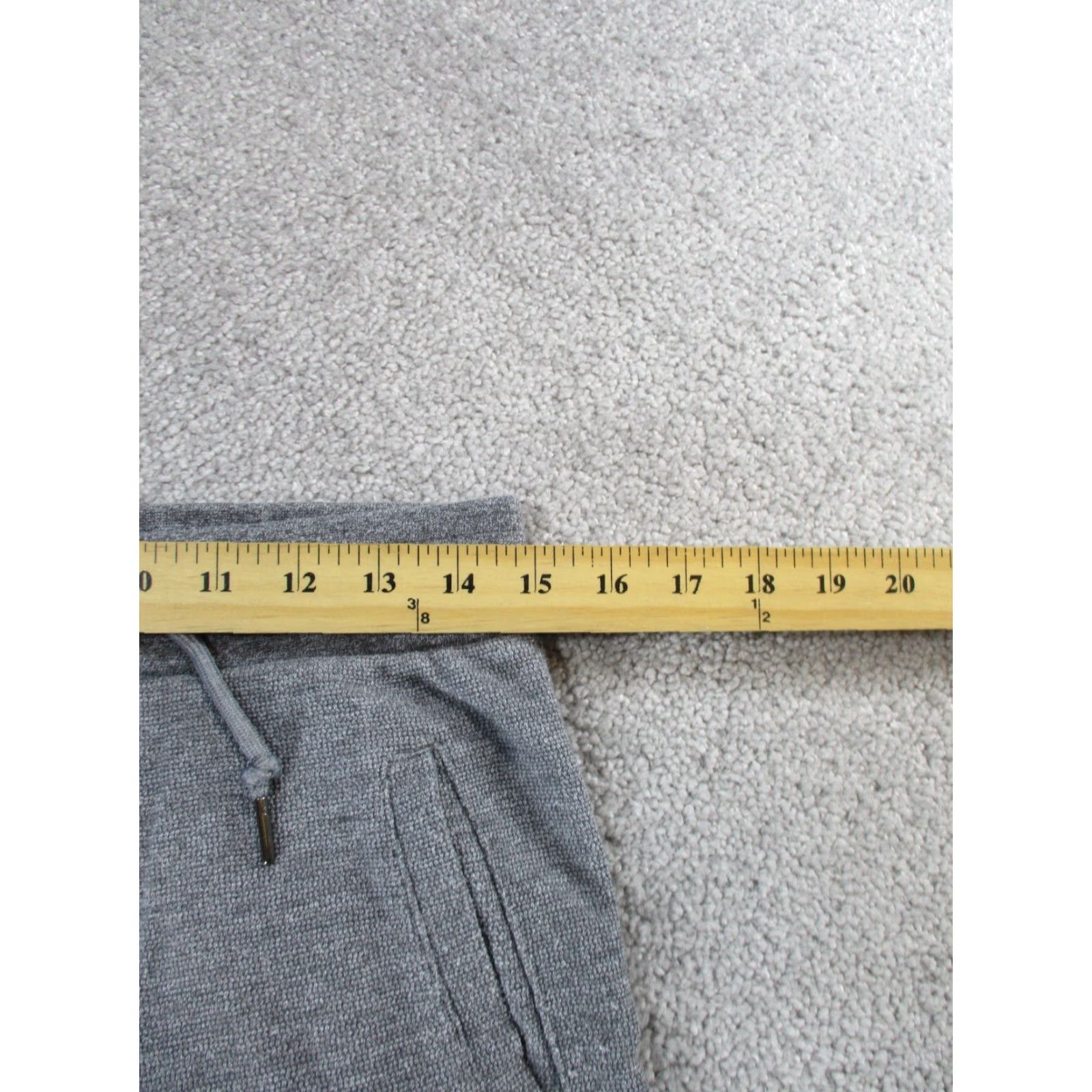 Zara Zara Joggers Womens Medium Gray Woven Drawstring Pants Knit Tapered Front Flat Closure Drawstring Womens M Gray Jogger Size 32" / US 10 / IT 46 - 7 Thumbnail