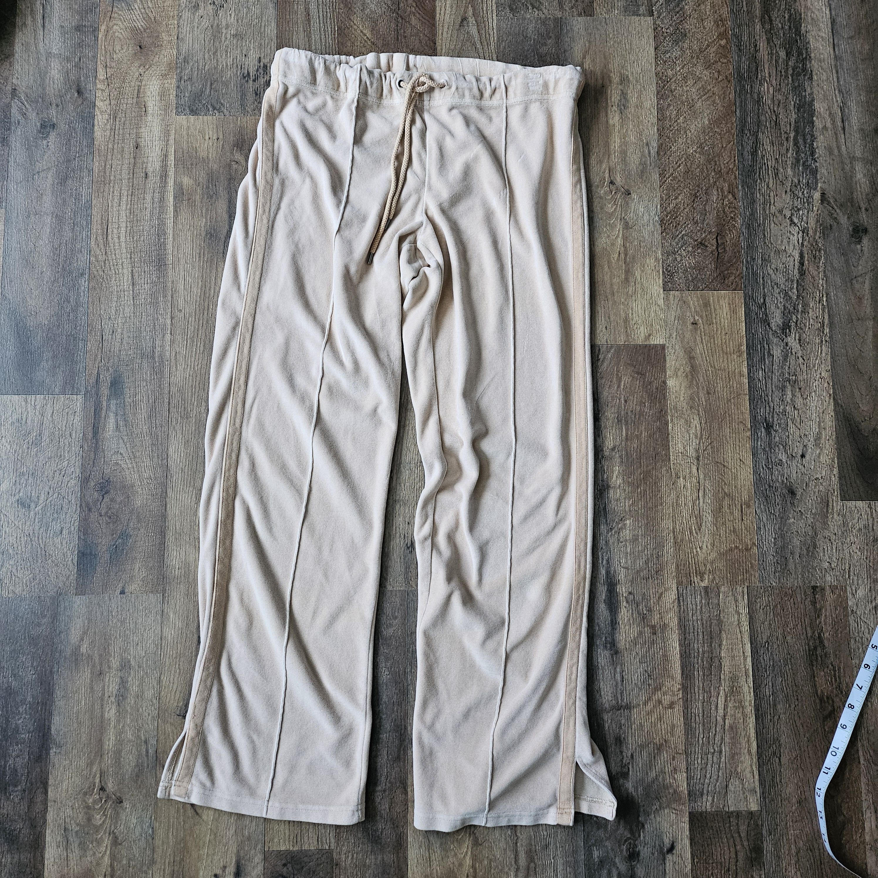 Gap × Vintage Vintage GAP velvet tan sweatpants Size 27" / US 4 / IT 40 - 1 Thumbnail