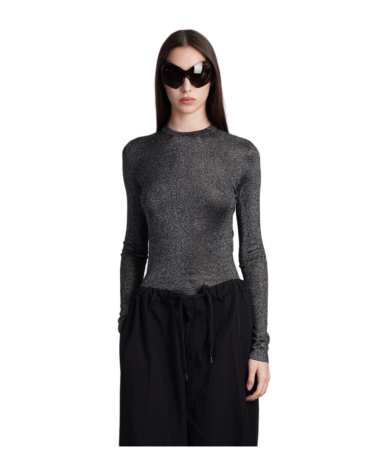 Balenciaga o1s1rm0326 Open Back Top in Black Size S / US 4 / IT 40 - 1 Thumbnail