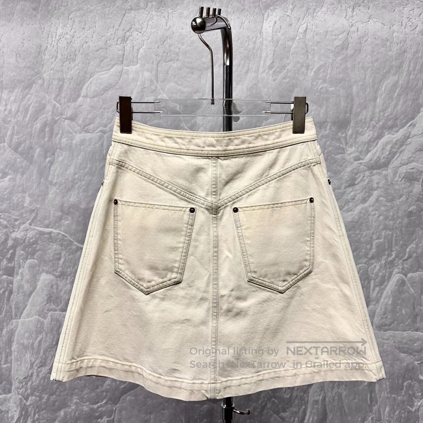 Louis Vuitton new louis vuitton zipper denim skirt. Size 35" - 4 Thumbnail