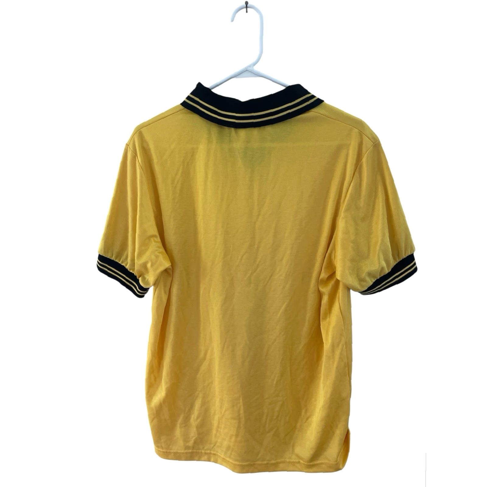 Vintage VINTAGE High Five Shirt Mens S Yellow 90s Deadstock NWOT Polo Soccer United States Made Size US S / EU 44-46 / 1 - 5 Thumbnail