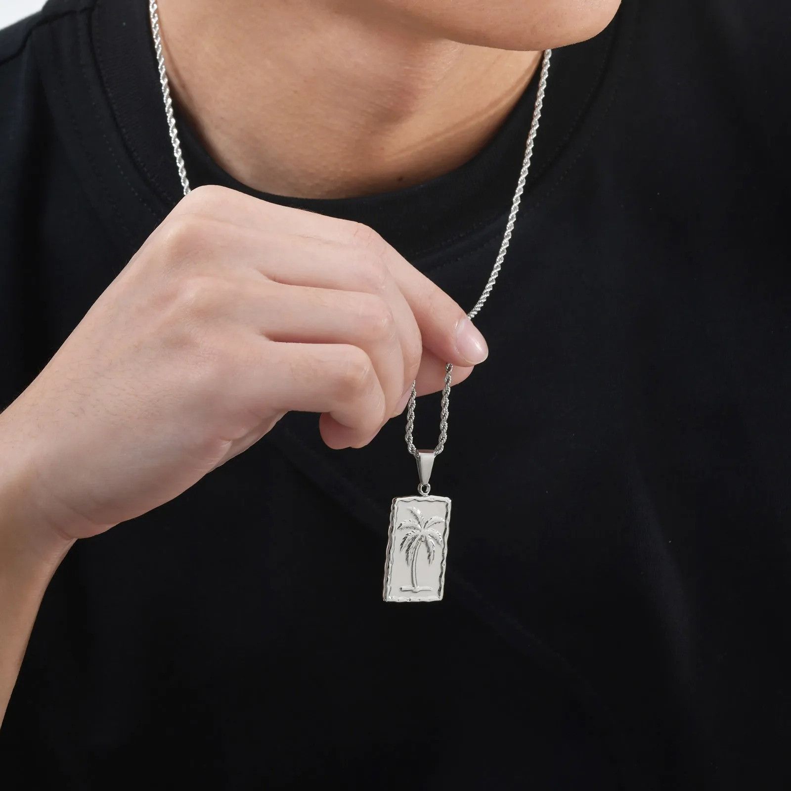 Jewelry Summer Coconut Tree Necklace Size ONE SIZE - 3 Thumbnail