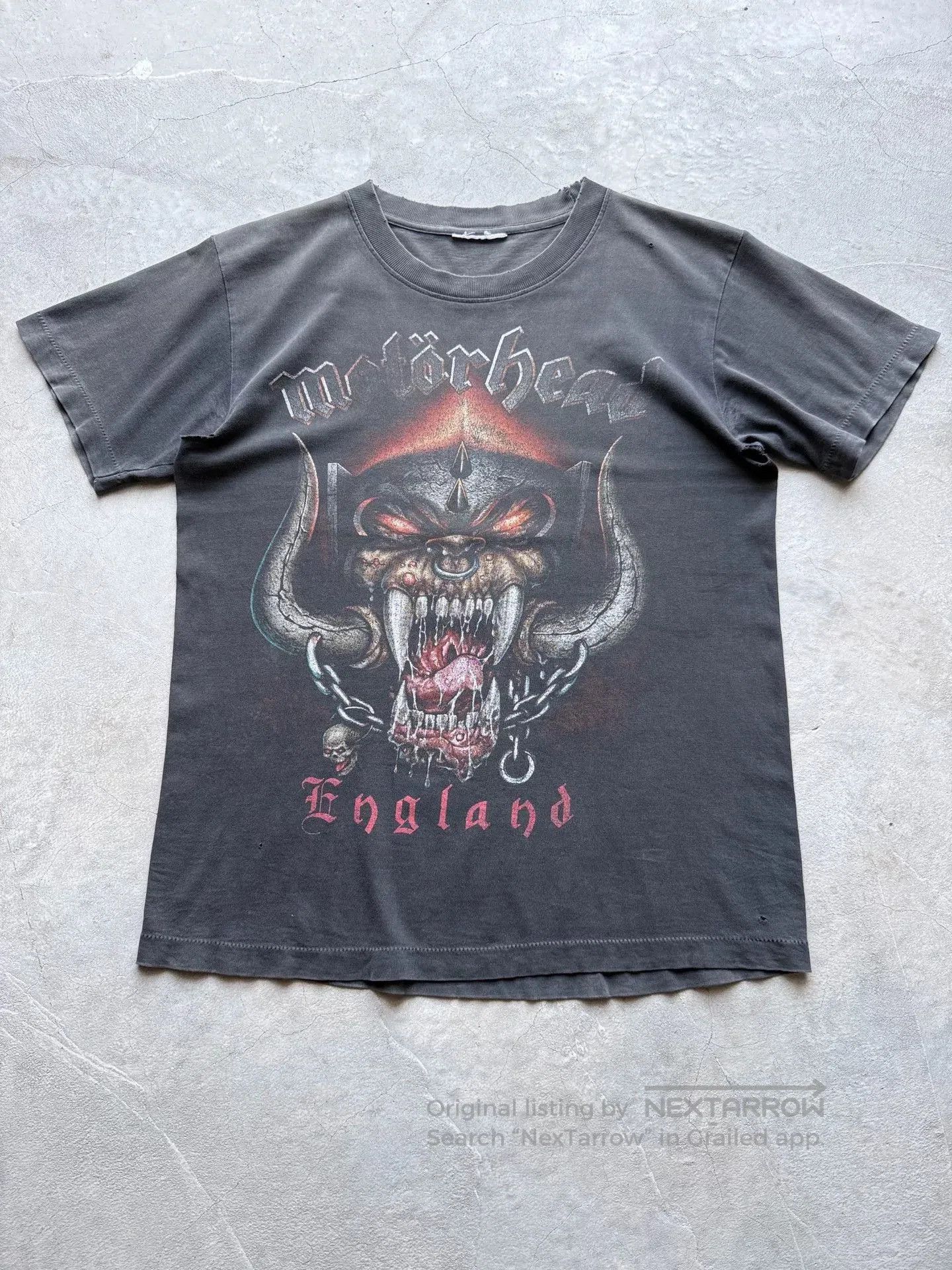 Vintage Vintage 90s Motor Head Band Tee. Size US M / EU 48-50 / 2 - 1 Thumbnail