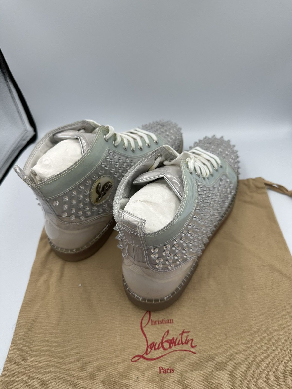 Christian Louboutin Christian Louboutin Spike Transparent Size US 13 / EU 46 - 5 Thumbnail