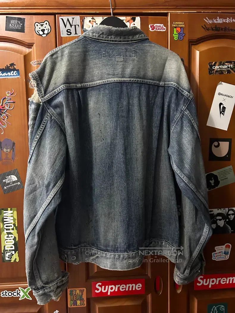 Neighborhood Neighborhood Distressed Ripped Ink Stitched Patchwork Deni Size US XL / EU 56 / 4 - 2 Thumbnail