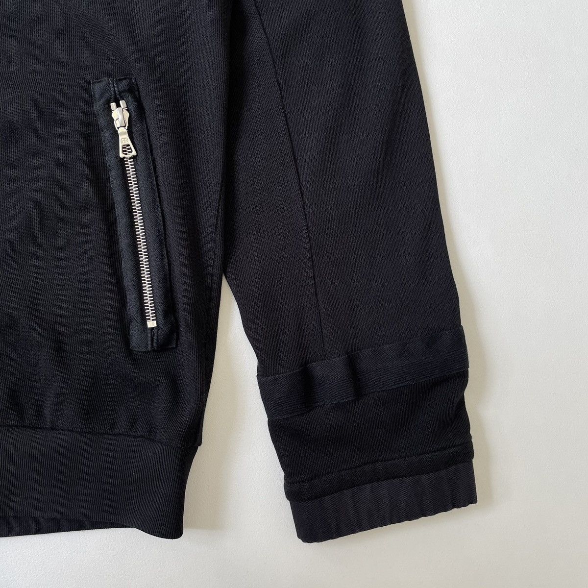 Dries Van Noten Sample A/W 14 Black Cotton Back Zip Hoodie Size US M / EU 48-50 / 2 - 10 Thumbnail