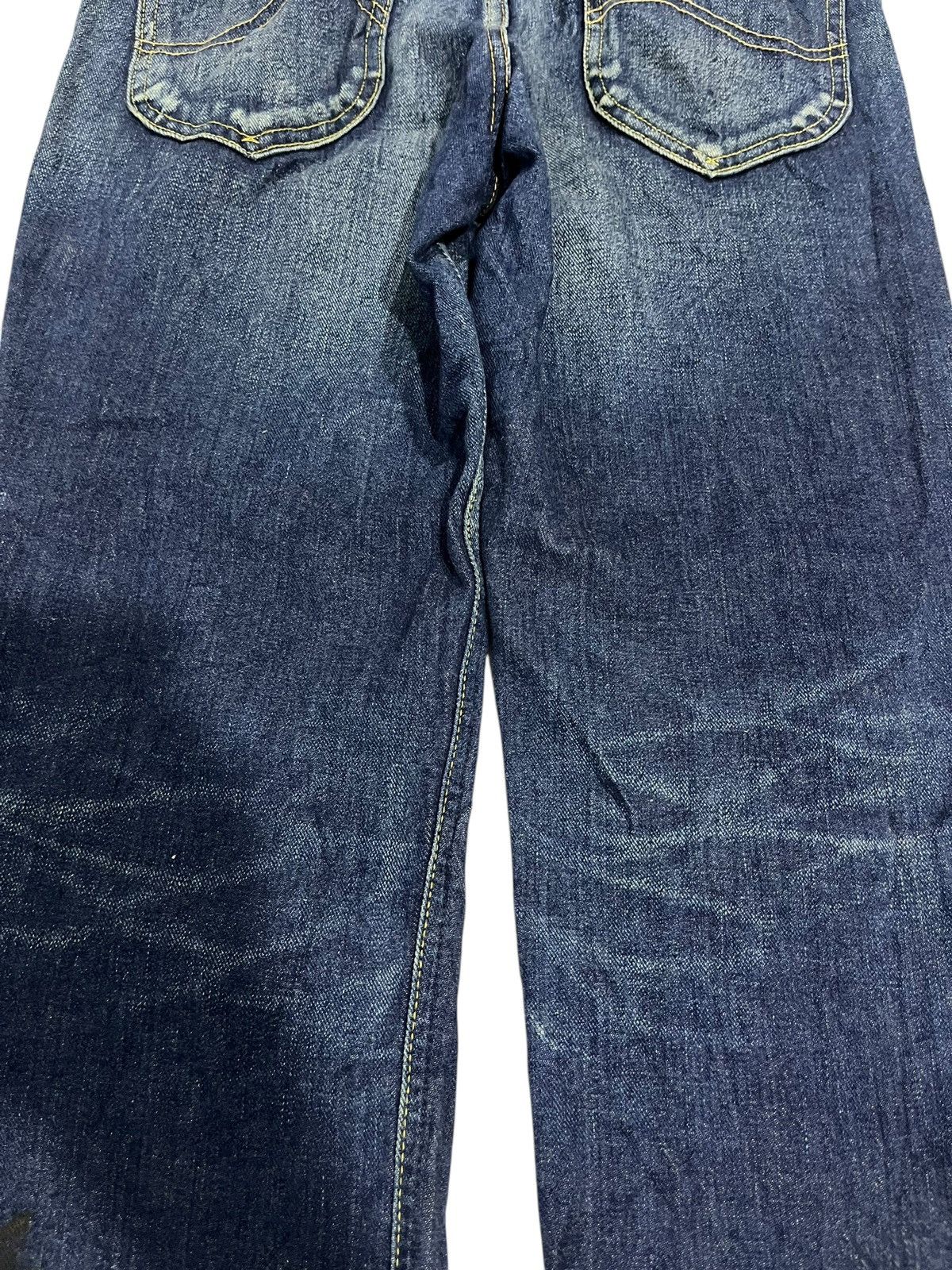 If Six Was Nine × Japanese Brand × Le Grande Bleu (L.G.B.) VINTAGE LEE LADY RIDER WASHED DENIM Size 32" / US 10 / IT 46 - 9 Thumbnail