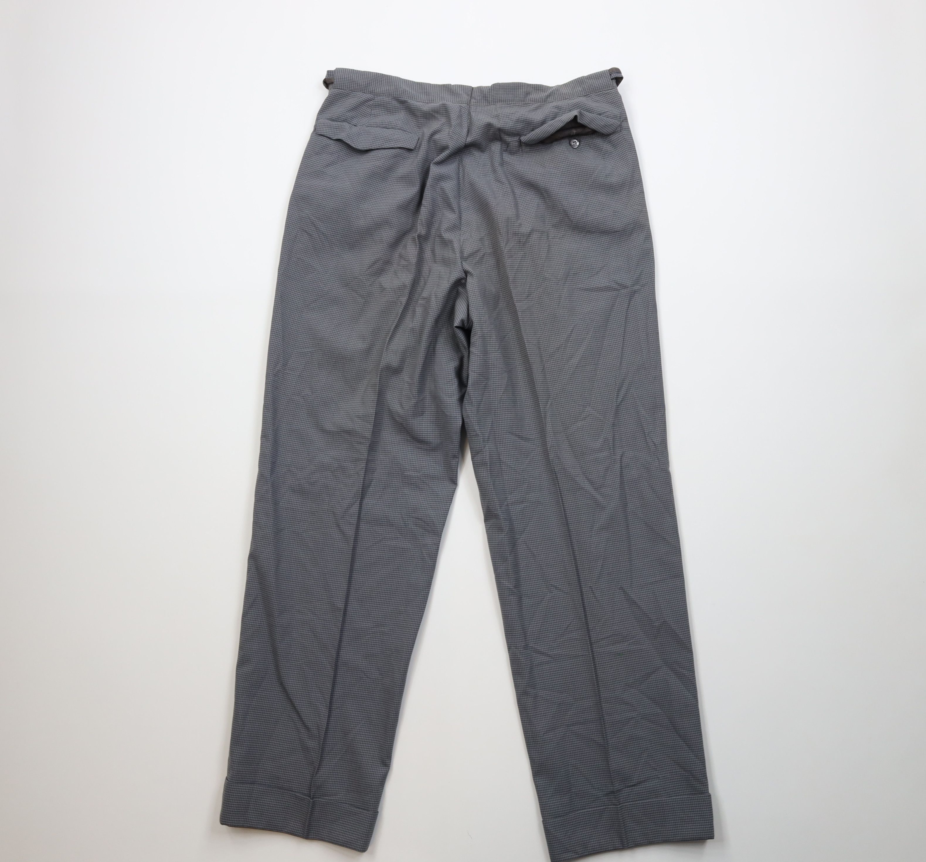 Vintage Vintage 30s Rockabilly Wool Blend Chino Pants Houndstooth Size US 34 / EU 50 - 11 Thumbnail