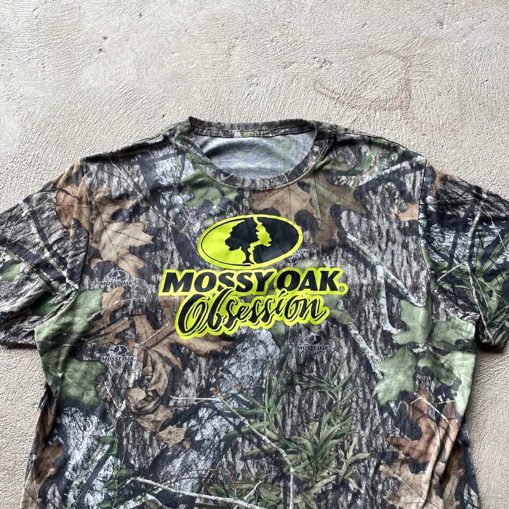 Vintage MOSSY OAK Shirt Mens XL Brown Camouflage Outdoor T-Shirt Short Sleeve Crew Neck Stretch Camouflage Hunting Obsession 90s? Size US XL / EU 56 / 4 - 2 Thumbnail