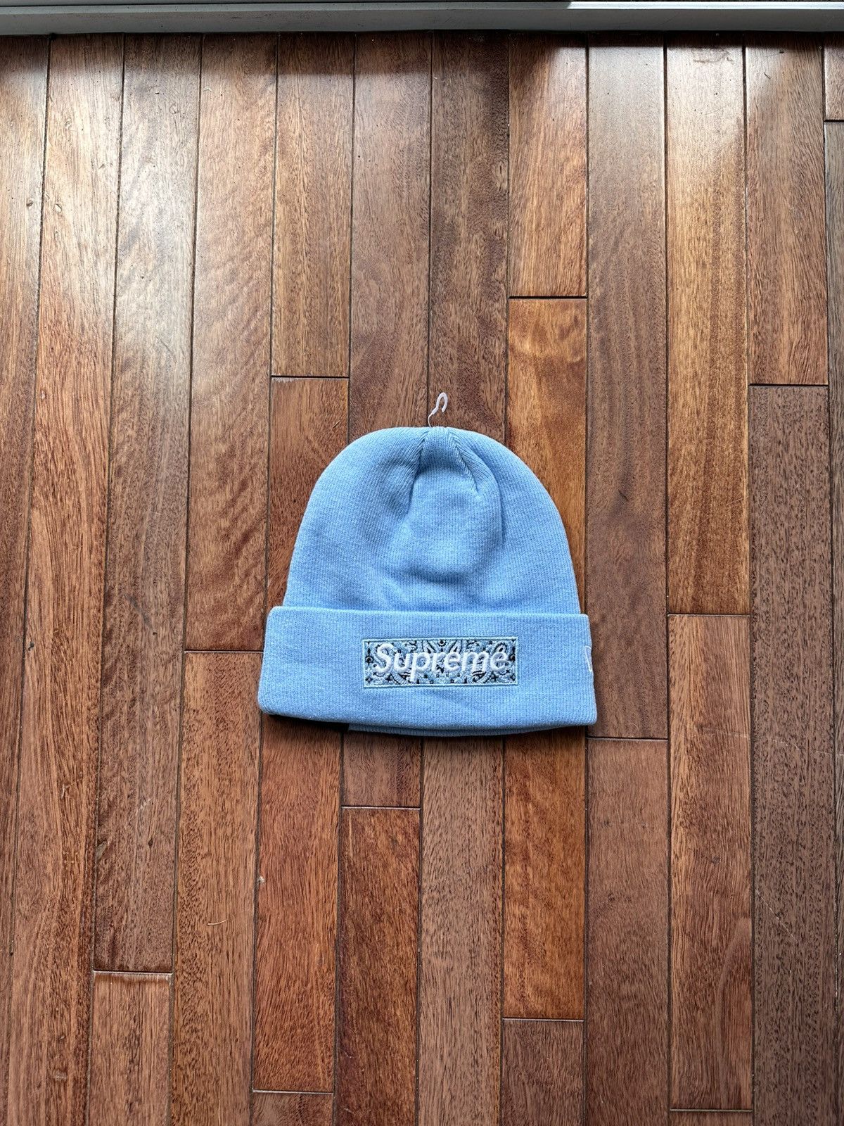 Supreme Bandana Box Logo Beanie baby Blue Carolina Blue