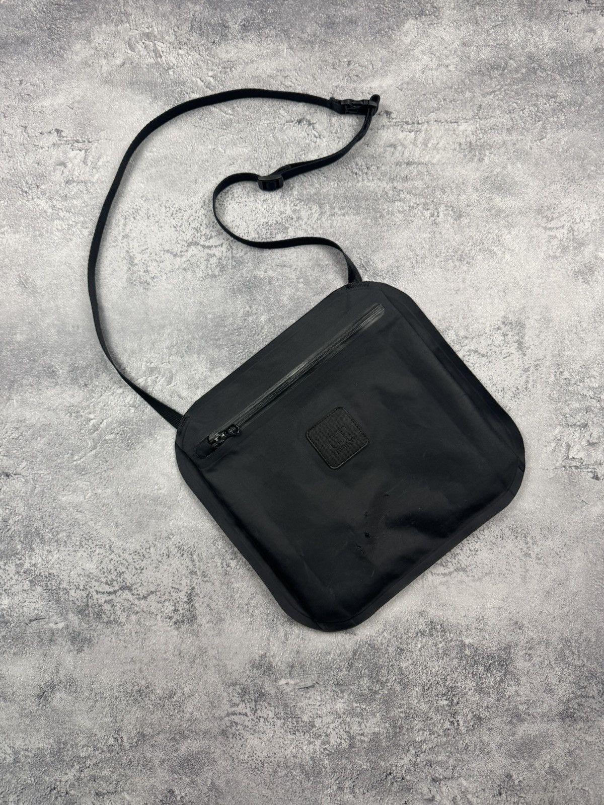 C.P. Company C.p Company Metropolis Series Black Rubber Reps Bag Size ONE SIZE - 1 Thumbnail