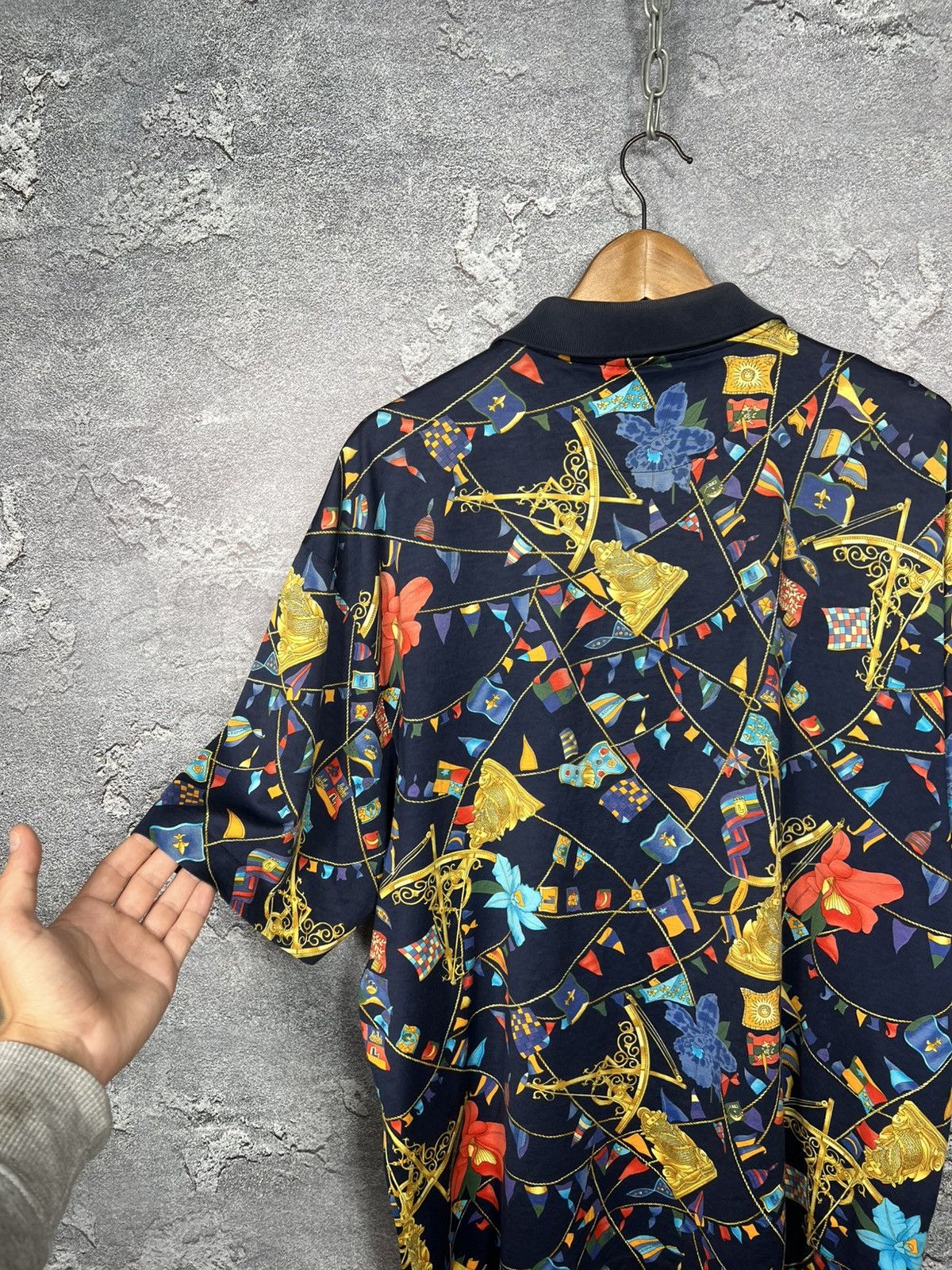 Leonard Paris Vintage Lonard Paris All Over Floral Print Polo Size Xxl Size US XXL / EU 58 / 5 - 11 Thumbnail