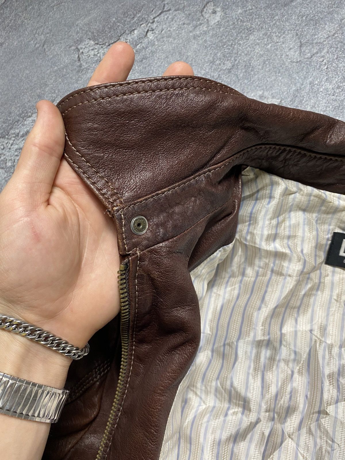 Dolce & Gabbana Dolce gabbana leather jacket mens Size US L / EU 52-54 / 3 - 14 Thumbnail