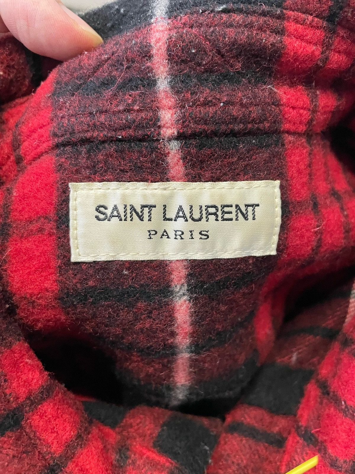 Saint Laurent Paris Saint Laurent Pairs SLP SS18 Flannel Plaid Shirt Size US M / EU 48-50 / 2 - 9 Thumbnail