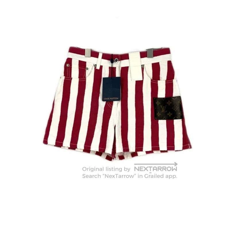 Louis Vuitton Louis Vuitton Burgundy vertical pattern presbyopic leather Size US 36 / EU 52 - 1 Thumbnail