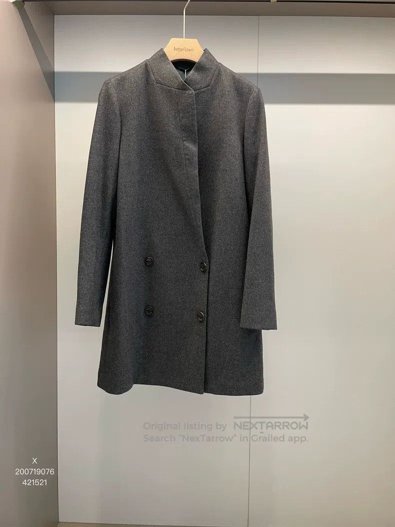 Brunello Cucinelli Brunello Cucinelli Dark Gray Cashmere Long Coat Size S / US 4 / IT 40 - 1 Thumbnail