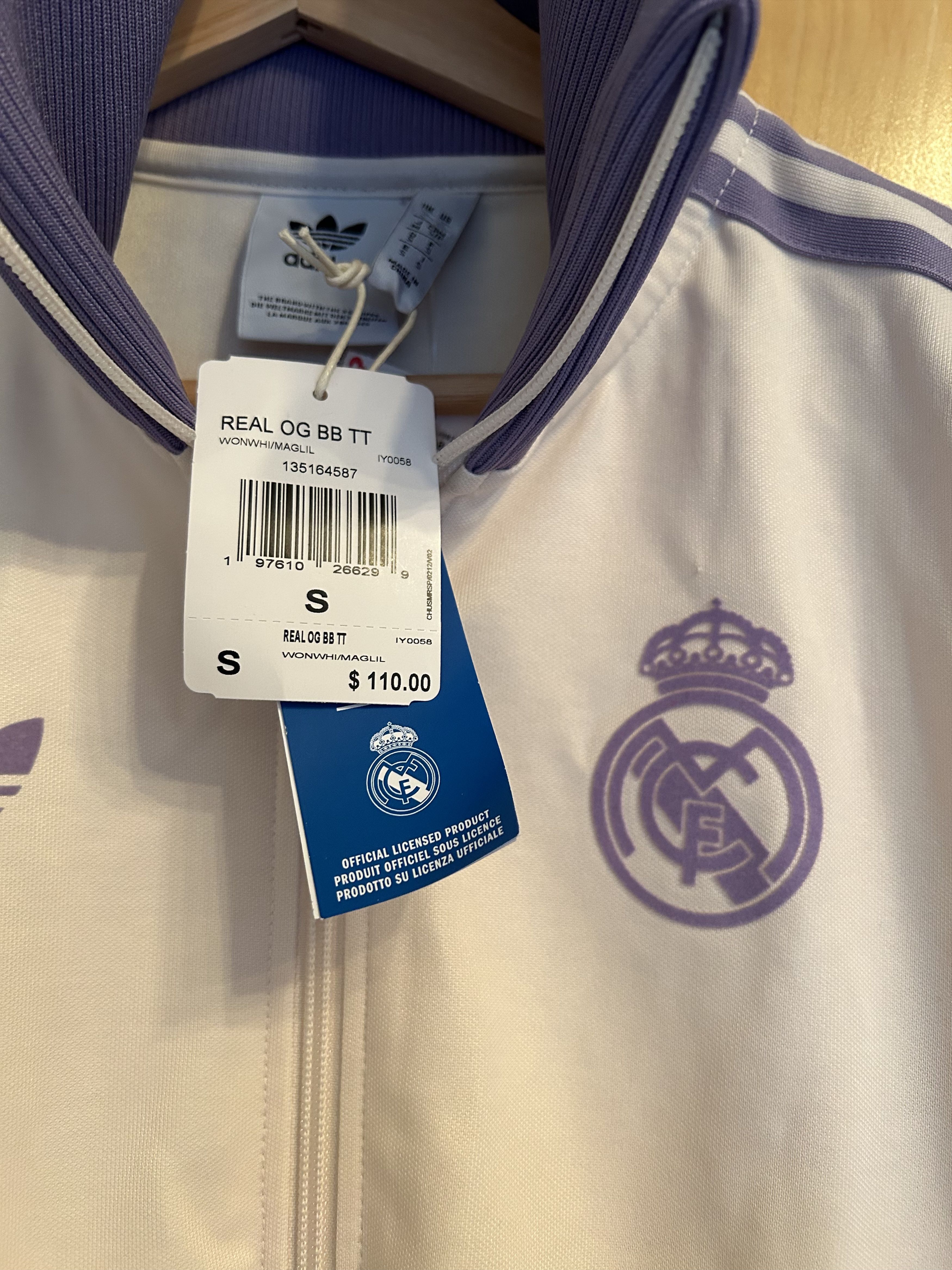 Adidas Adidas Real Madrid Track Top Size US S / EU 44-46 / 1 - 3 Thumbnail