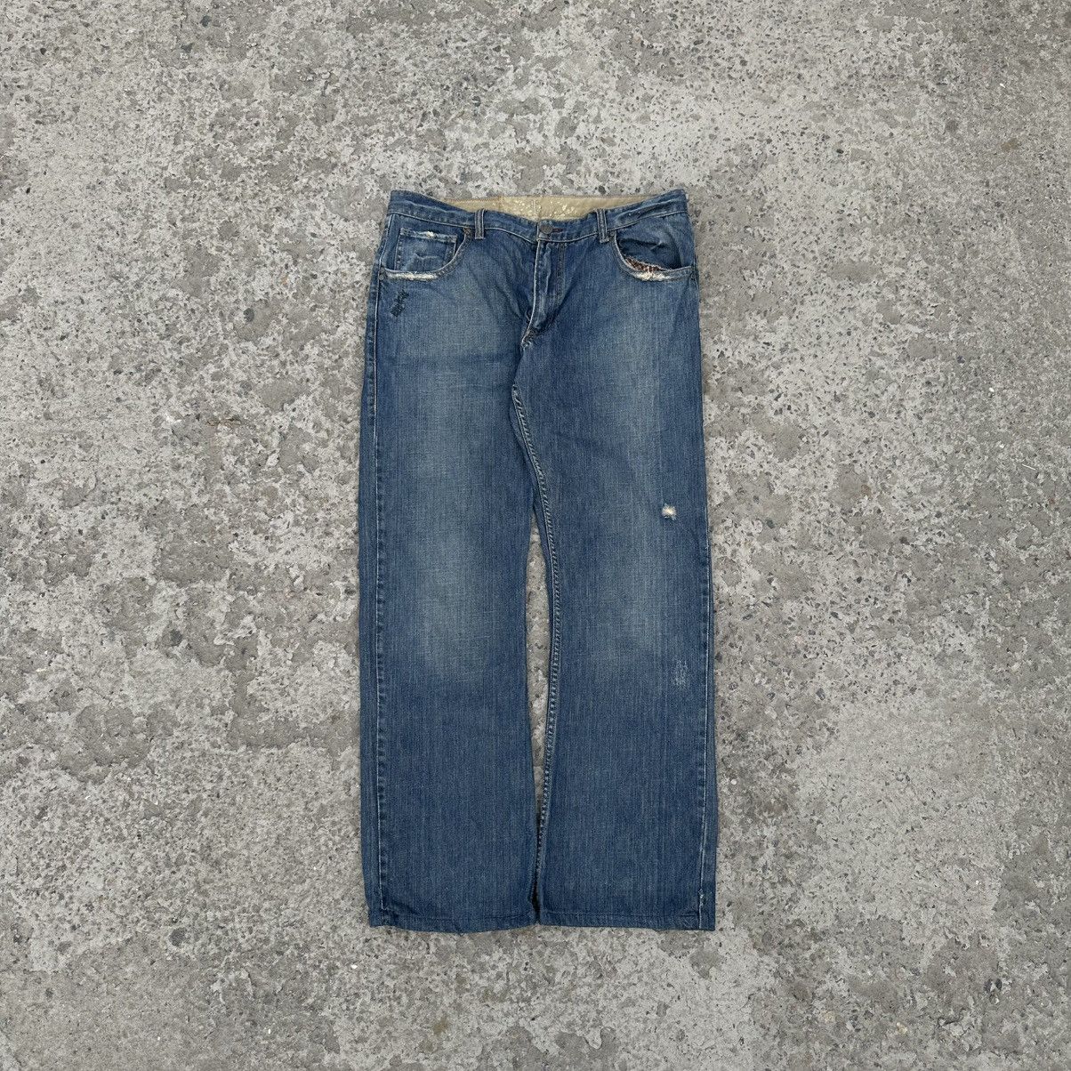 Japanese Brand VTG Japanese Style Denim Jeans W36xL34 Pants Crazy Fit C1 Size US 36 / EU 52 - 5 Thumbnail