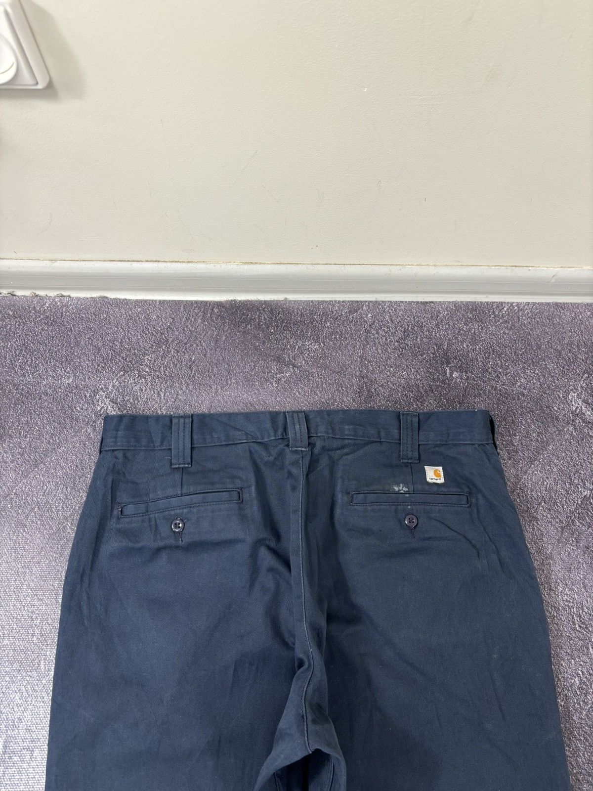 Carhartt Vintage Carhartt Y2K Skate Navy Baggy Blended Twill Pants Size US 38 / EU 54 - 9 Thumbnail