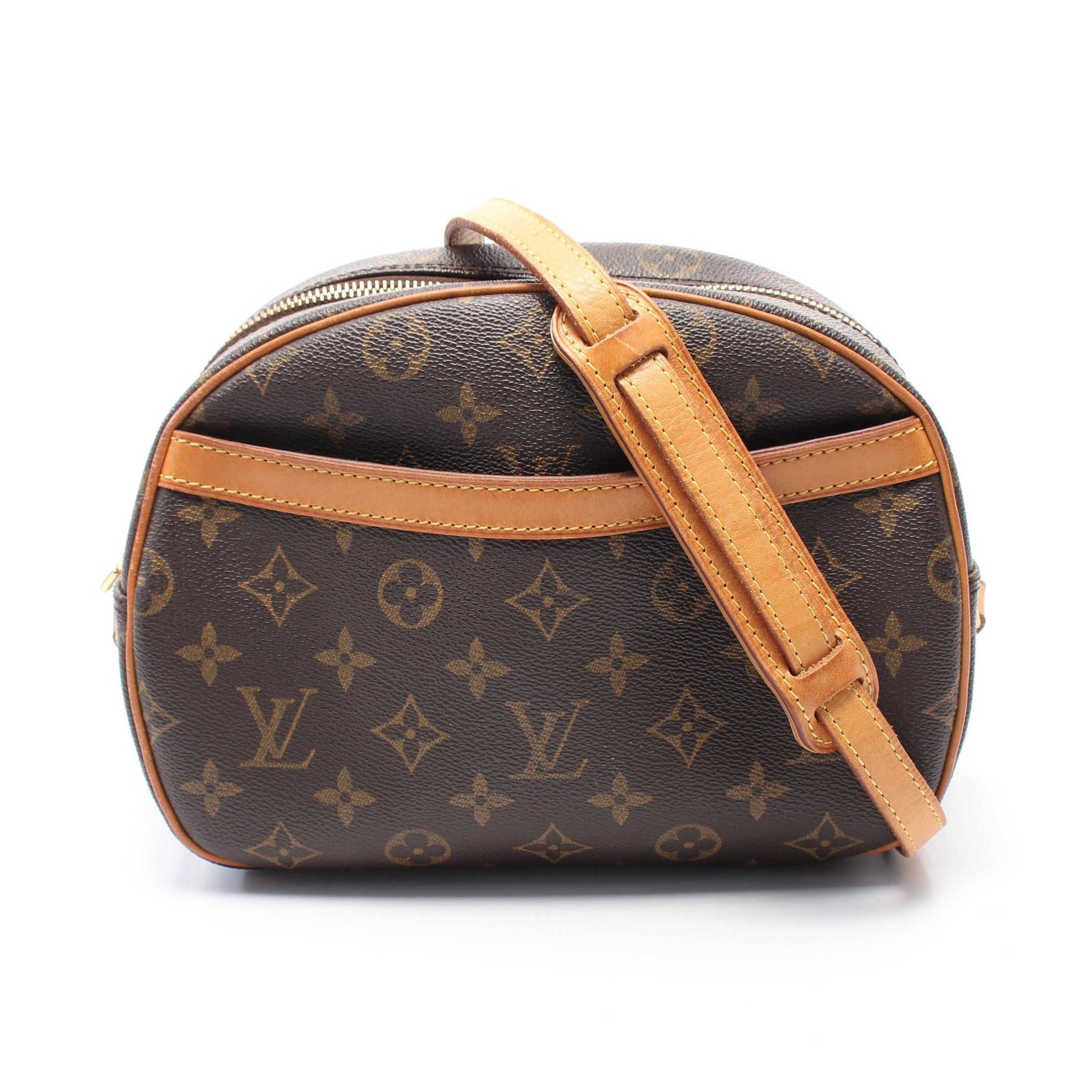 Louis Vuitton Blower Monogram Shoulder Bag Leather Brown