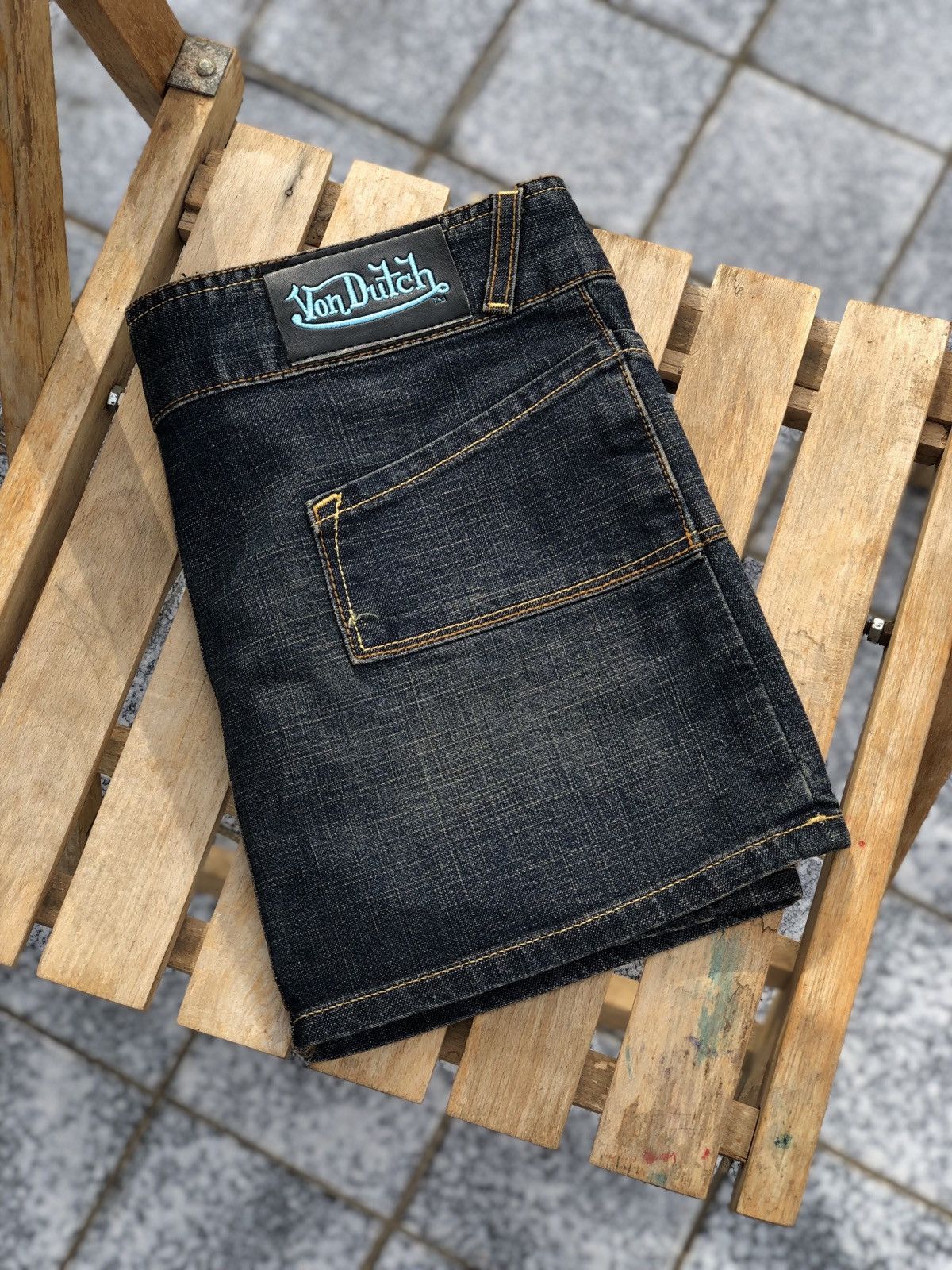 Vintage × Von Dutch Vintage mini skirt Von Dutch Y2K Size 27" / US 4 / IT 40 - 12 Thumbnail