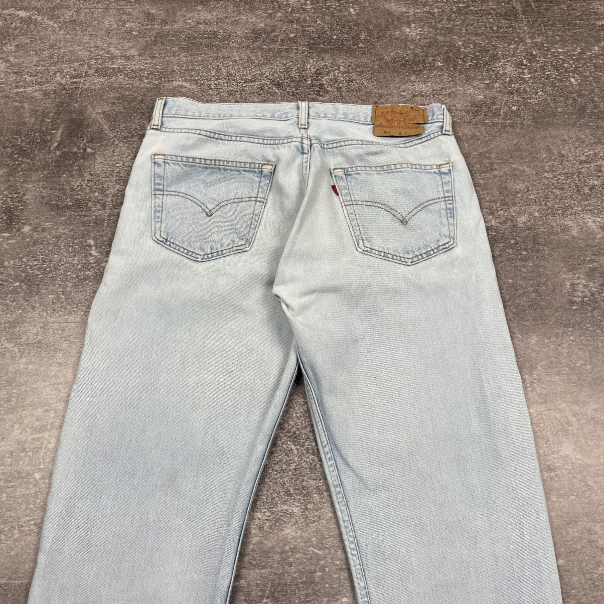 Levi's Vintage 90’s Distressed Levis 501 Size US 34 / EU 50 - 2 Thumbnail
