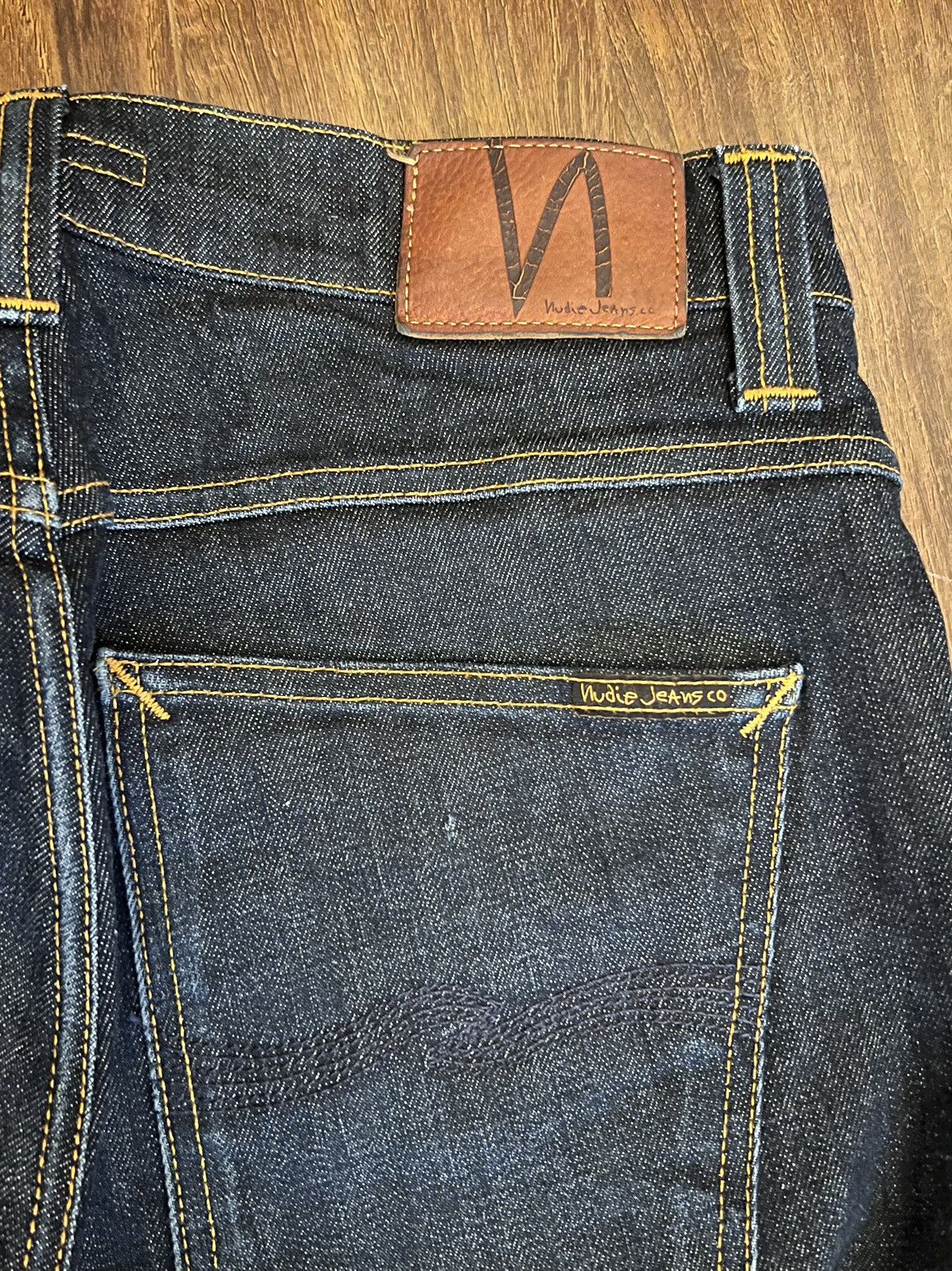 Nudie Jeans NJ4062 Nudie Grim Tim Jeans in Dry Navy Size US 34 / EU 50 - 5 Thumbnail