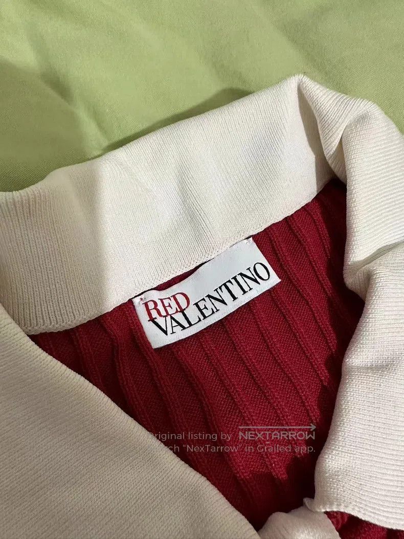 Valentino Valentino Knitted T-shirt Size L / US 10 / IT 46 - 3 Thumbnail