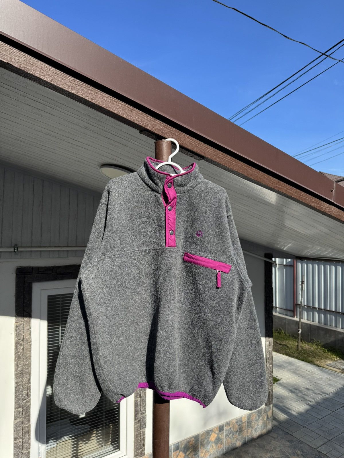 Jack Wolfskin Sherpa Fleece Half Snap Button