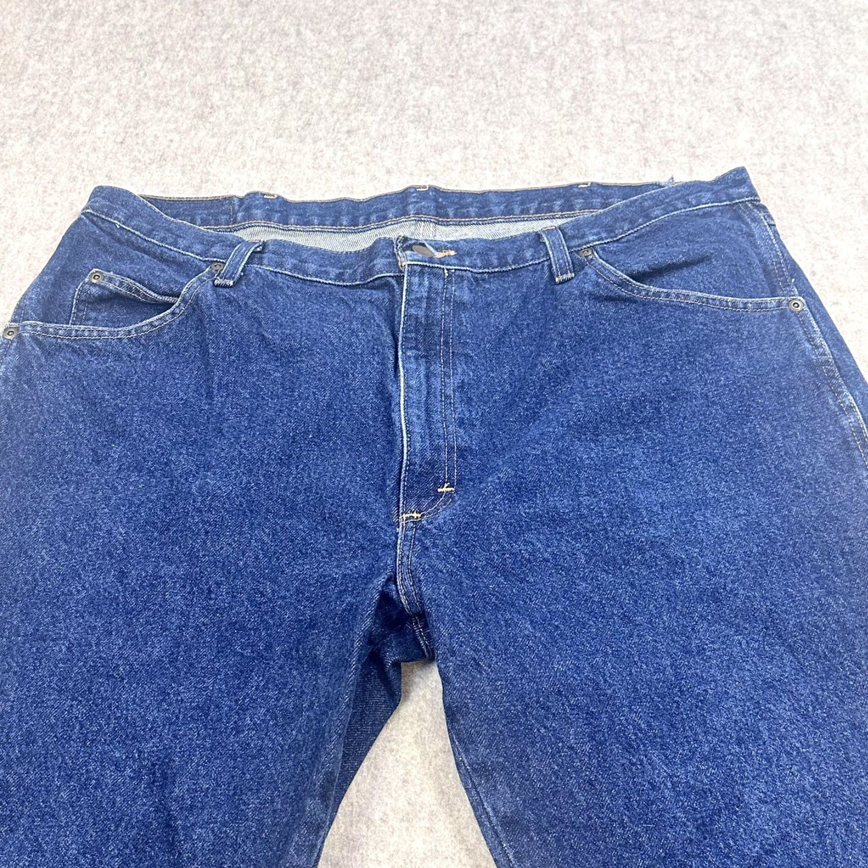 Wrangler Wrangler Jeans Mens 40x30 Blue Comfort Fit Straight Leg Zip Fly Denim 96501MR Size US 40 / EU 56 - 2 Thumbnail