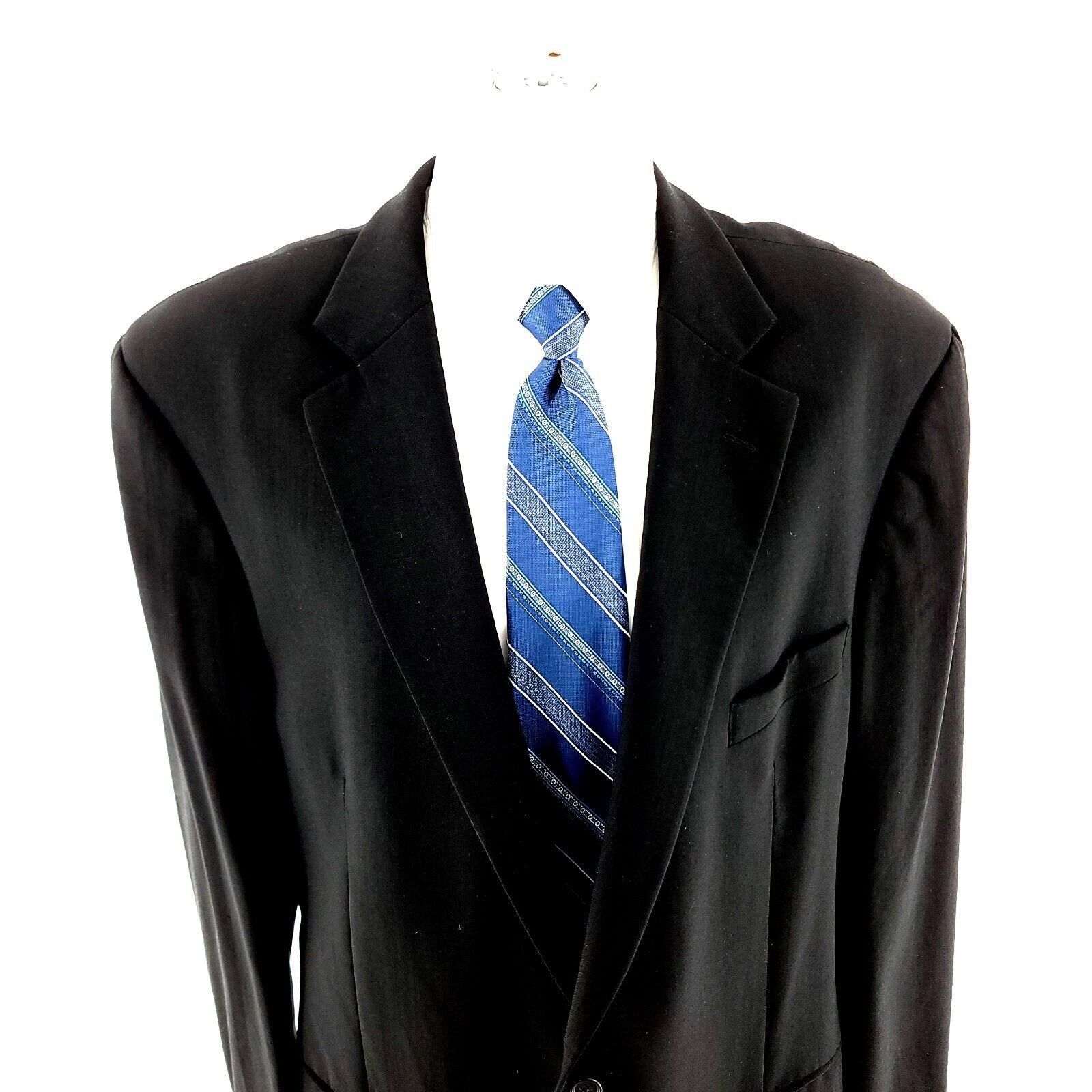 Pronto Uomo DAMAGED Pronto Uomo Wool 2 Button Blazer 46L Gray Size 46L - 1 Thumbnail