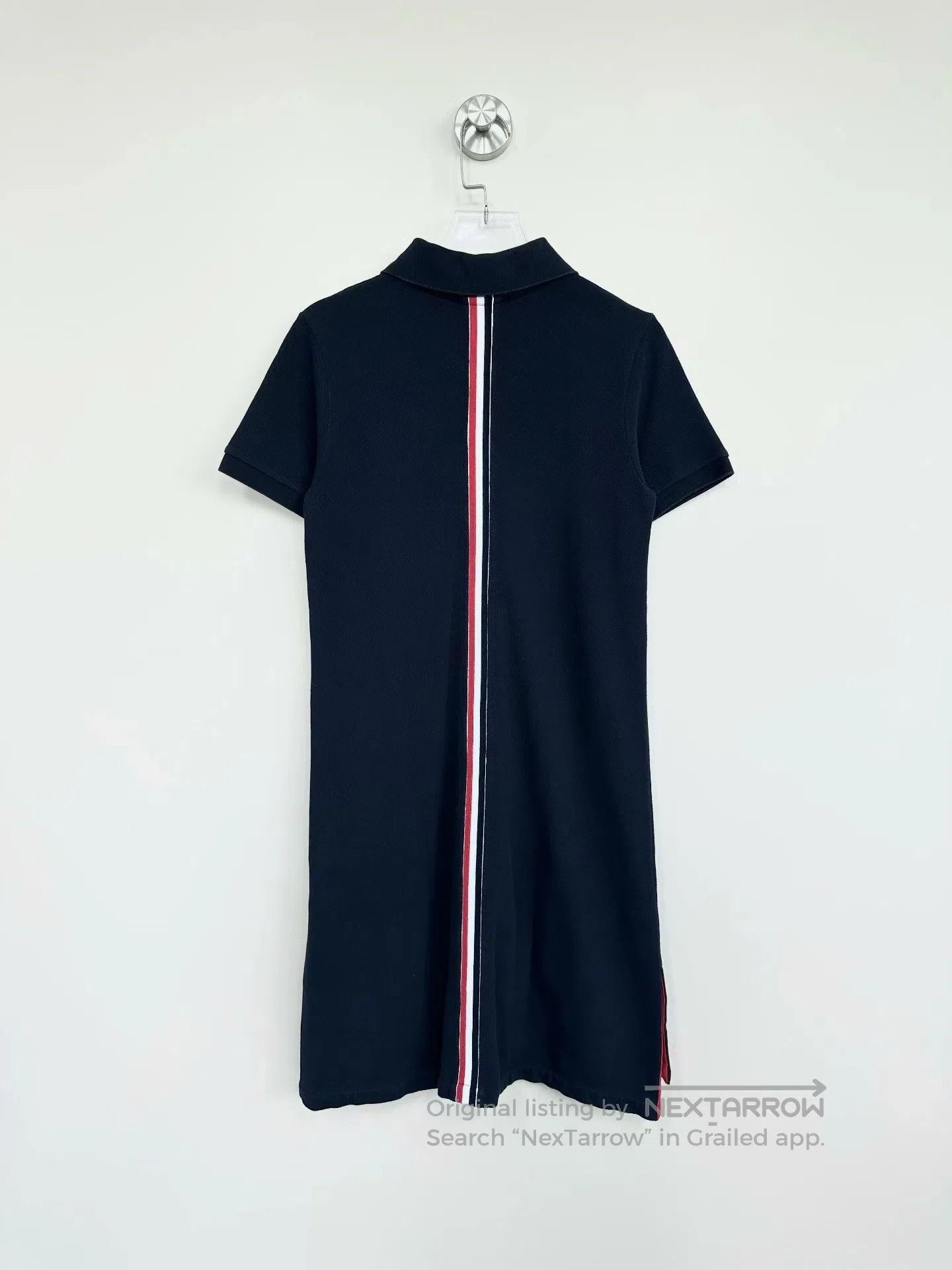 Thom Browne Thom Browne Navy Blue Back Color Stripe Logo Dress| Size XS / US 0-2 / IT 36-38 - 2 Thumbnail