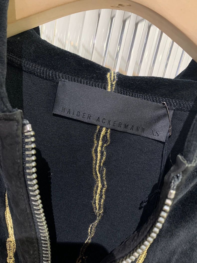 Haider Ackermann Haider Ackermann Velvet patchy velvet hoodie Size XS / US 0-2 / IT 36-38 - 2 Thumbnail