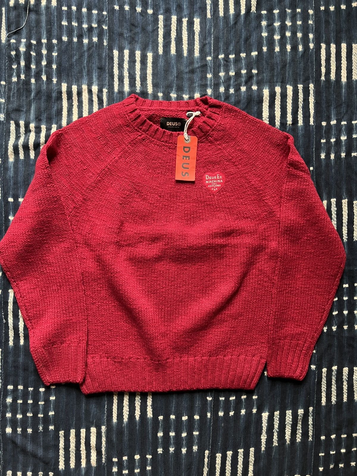 Deus Ex Machina Deus Ex Machina Heart Logo Knitted Sweater Human Made Size US L / EU 52-54 / 3 - 1 Thumbnail