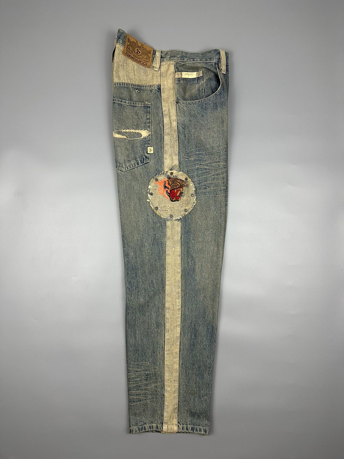 Other VINTAGE DAVOUCCI BAGGY JEANS Size US 36 / EU 52 - 3 Thumbnail