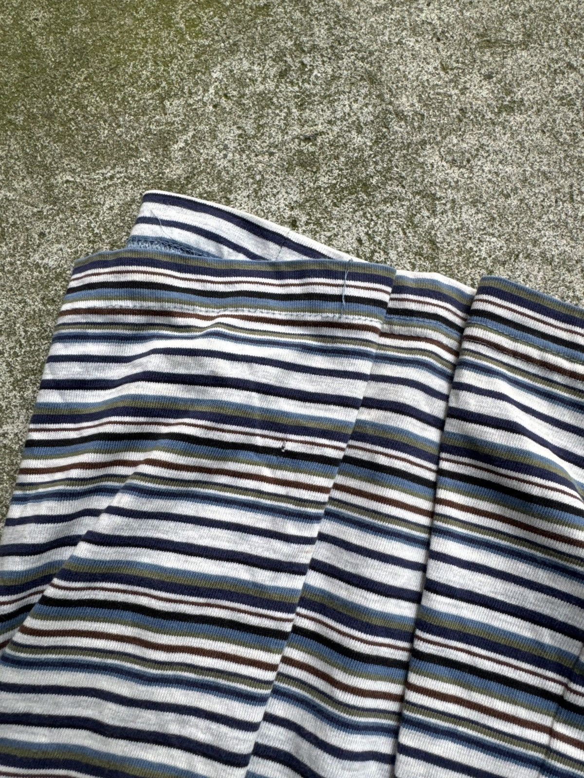 Vintage Thrashed Faded Distressed No Fear Striped Shirt ERD Grunge Size US L / EU 52-54 / 3 - 16 Thumbnail