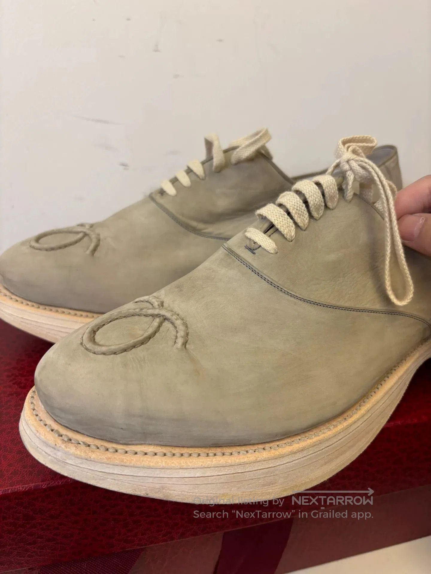 Other Le Yucca's Distressed Thick Sole Leather Shoes. Size US 10 / EU 43 - 6 Thumbnail