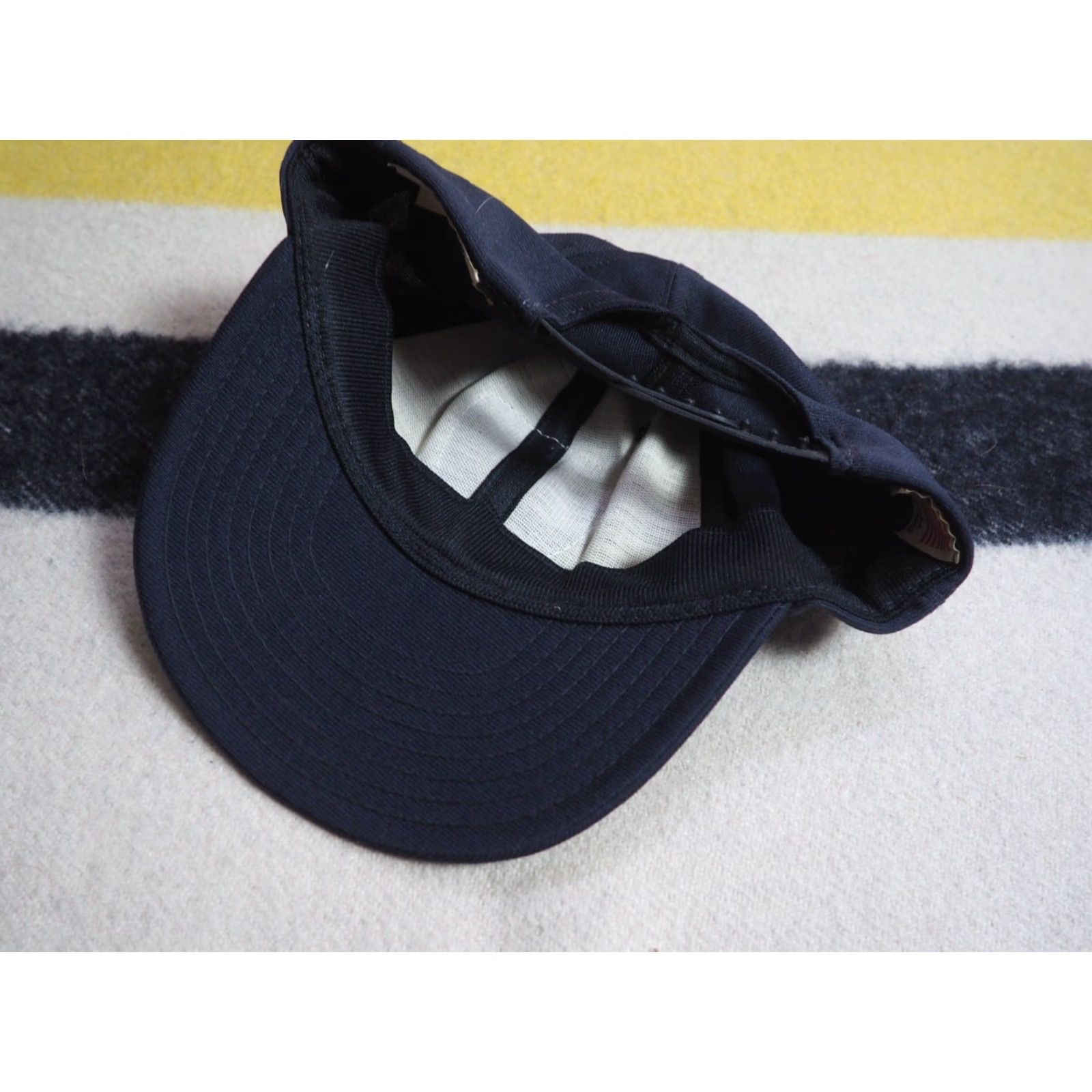 Vintage VINTAGE Kodiak Alaska Police Navy Blue Bear USA Trucker Snapback Hat Cap Adjustable Men Blue 80s 70s USA Snapback Hat Size ONE SIZE - 3 Thumbnail