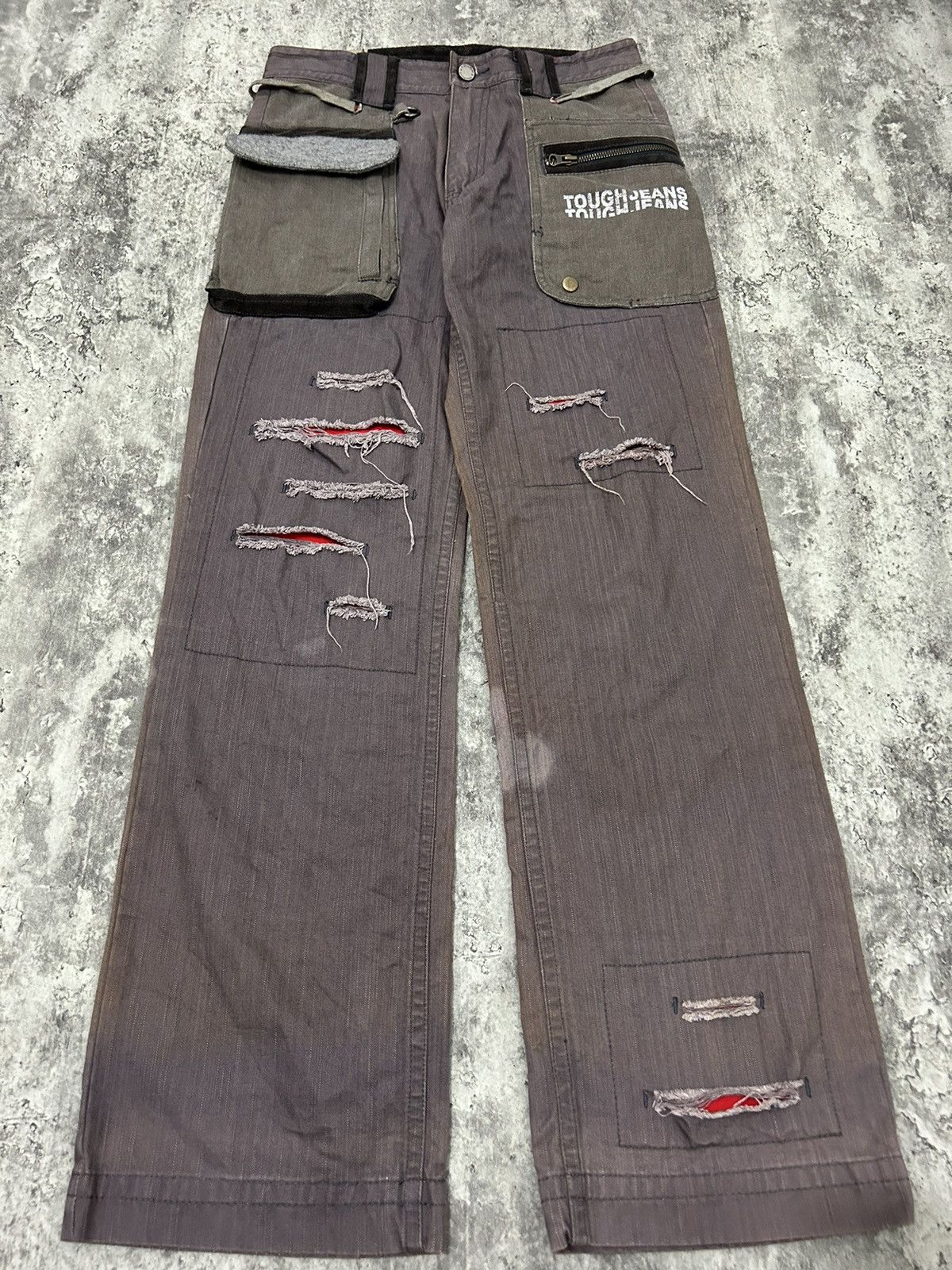 Hysteric Glamour Tough Jeans Smith Faded Distressed Pants Size US 31 - 3 Thumbnail