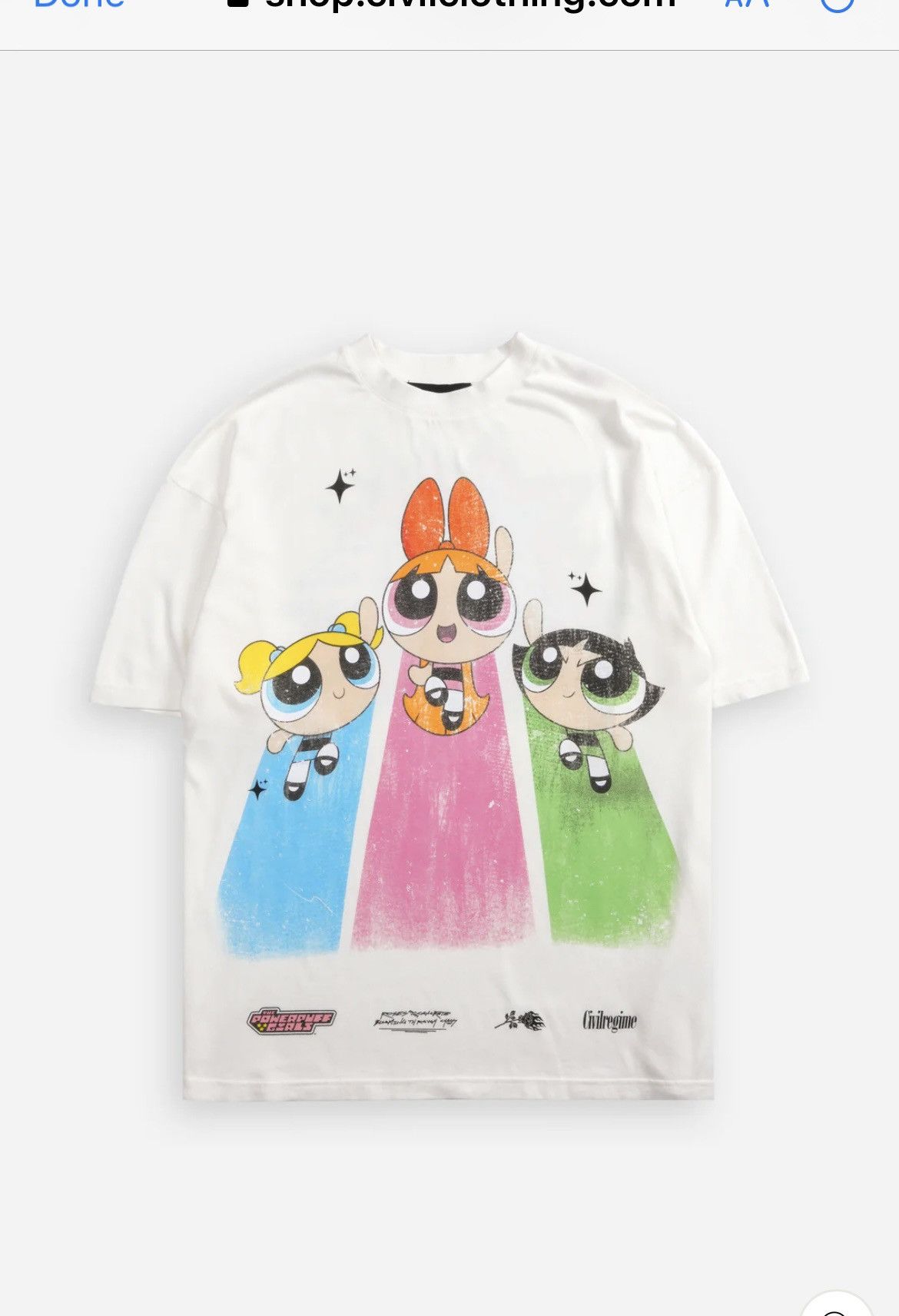 Civil Regime Power puff girls civil regime - NWT Size US L / EU 52-54 / 3 - 1 Thumbnail